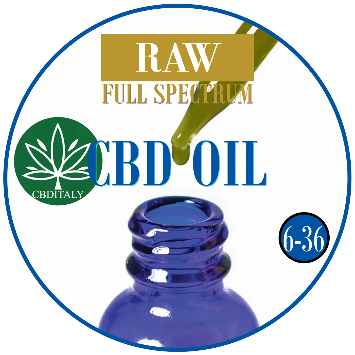CBD+CBDA Kanepiõli 6% RAW FULL SPECTRUM