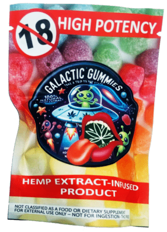 Galactic Gummies 5mg THCNM, 6-pakk - Image 2